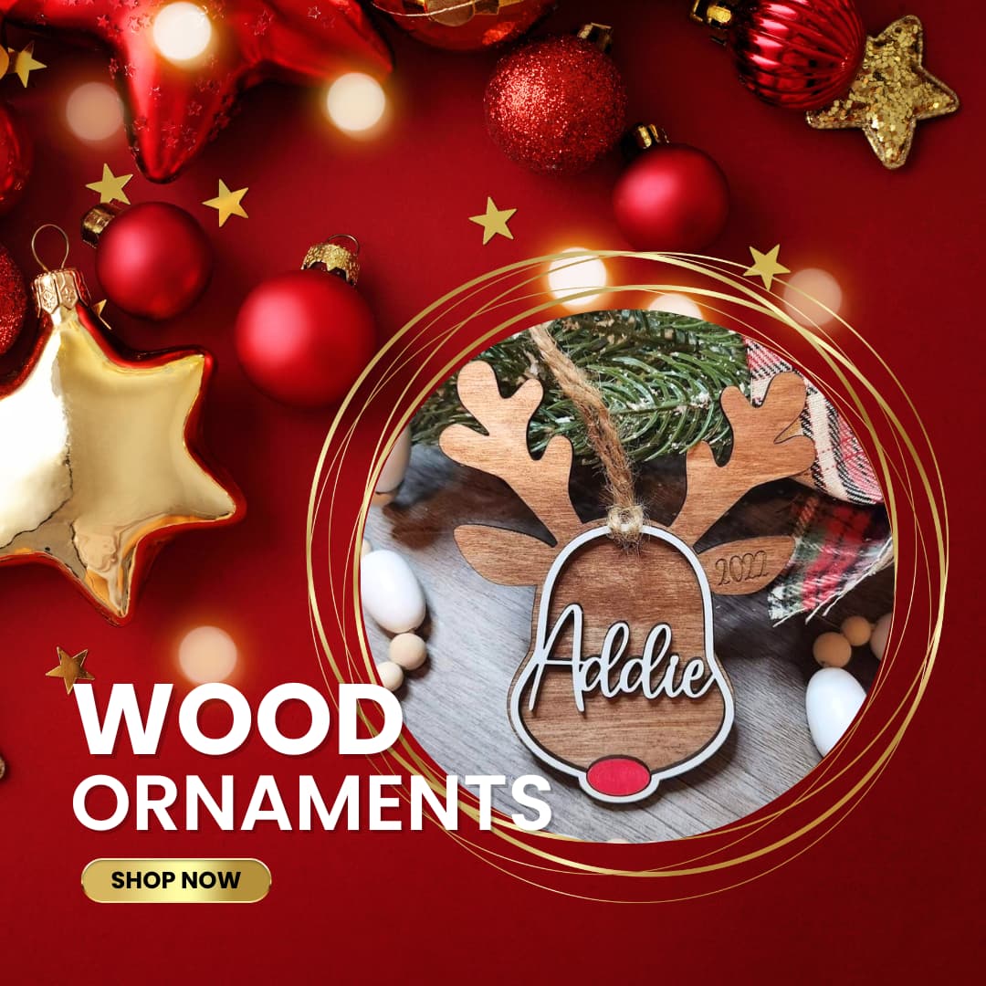 Wood Ornaments Collection