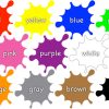 color names splats - Ornament Gifts