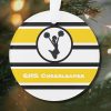 personalized gold and black cheerleader ornament r n1at0 1000 - Ornament Gifts