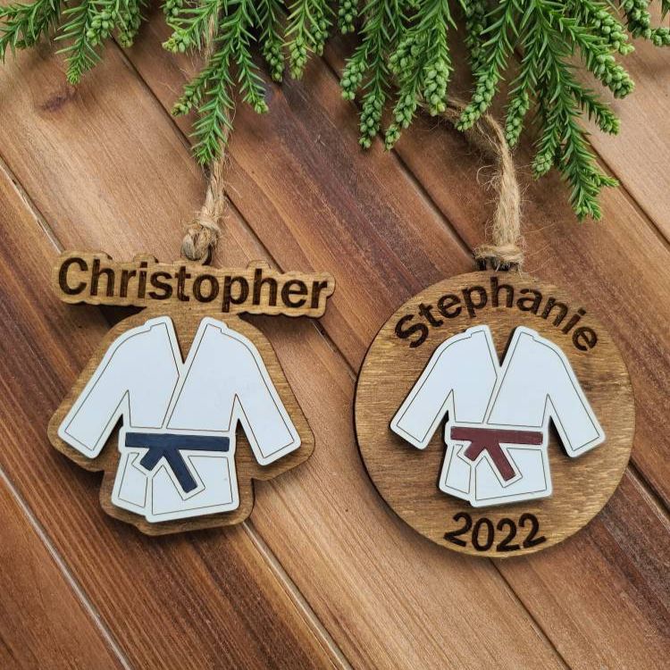 karate ornament 13 - Ornament Gifts